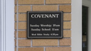 Covenant Open Sign   